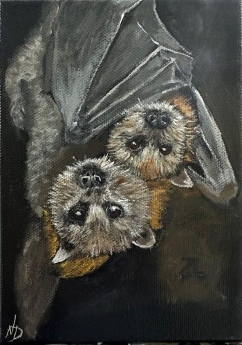 Hanging with my friends 5x7